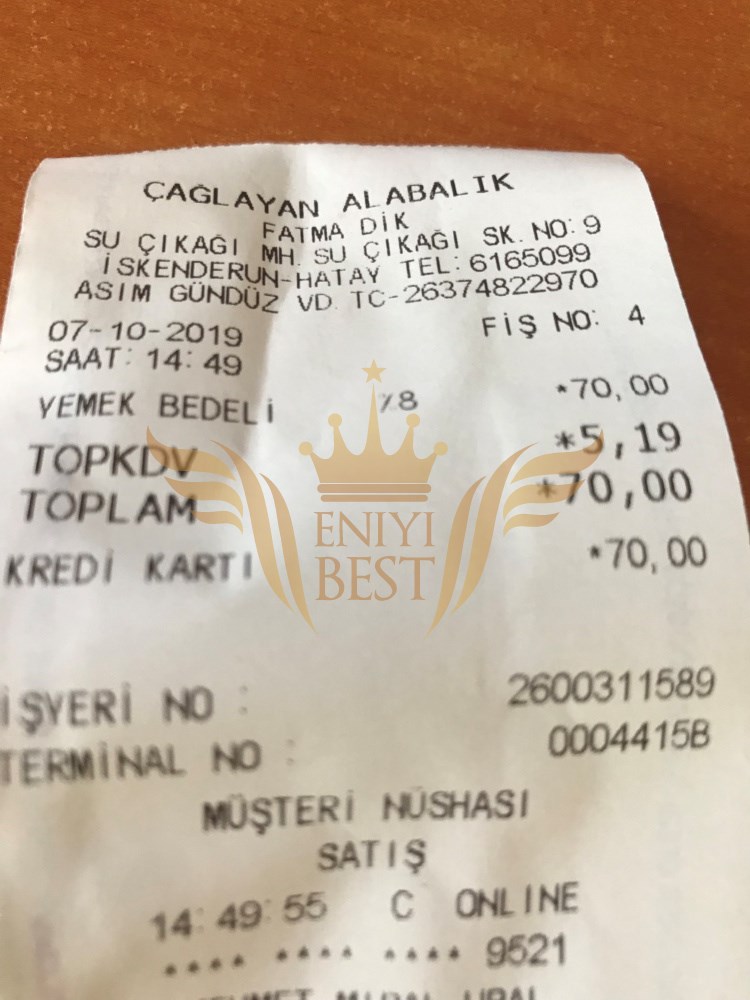  Fiş/Fatura,