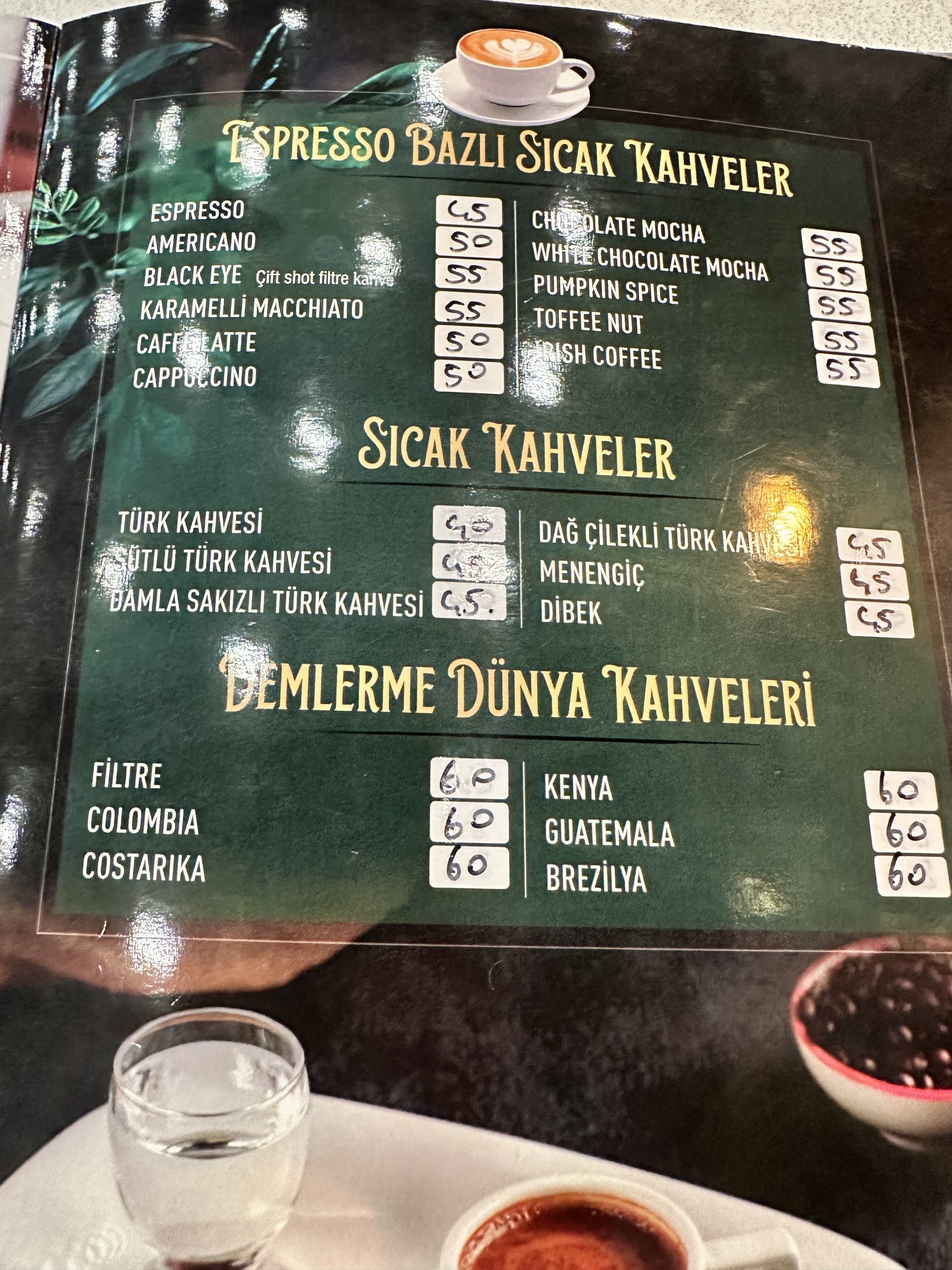  Menü,